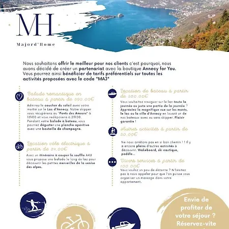 Le Nova- Centre D'annecy - Majord'home Appartement *